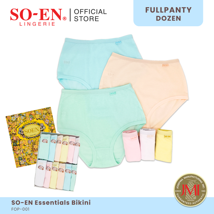 SO-EN FOP Ribs Cotton Blend Ladies Essential Fullpanty