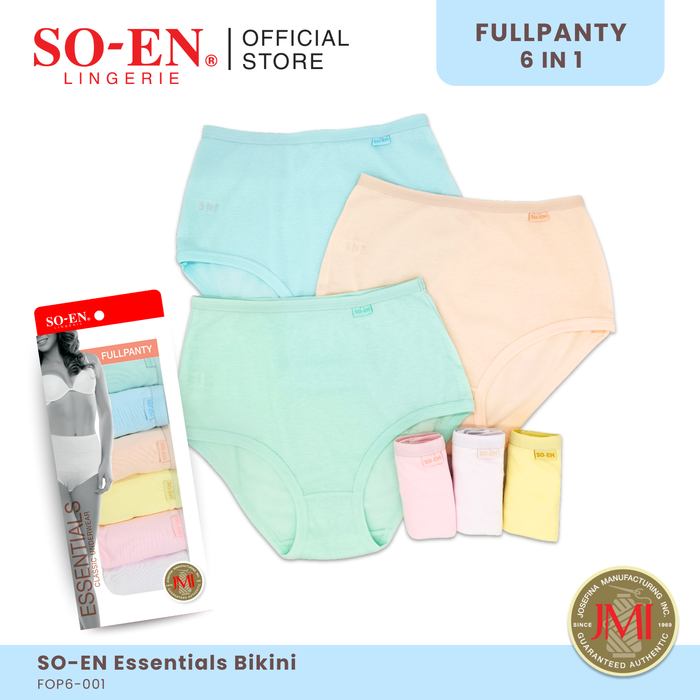 SO-EN FOP Ribs Cotton Blend Ladies Essential Fullpanty