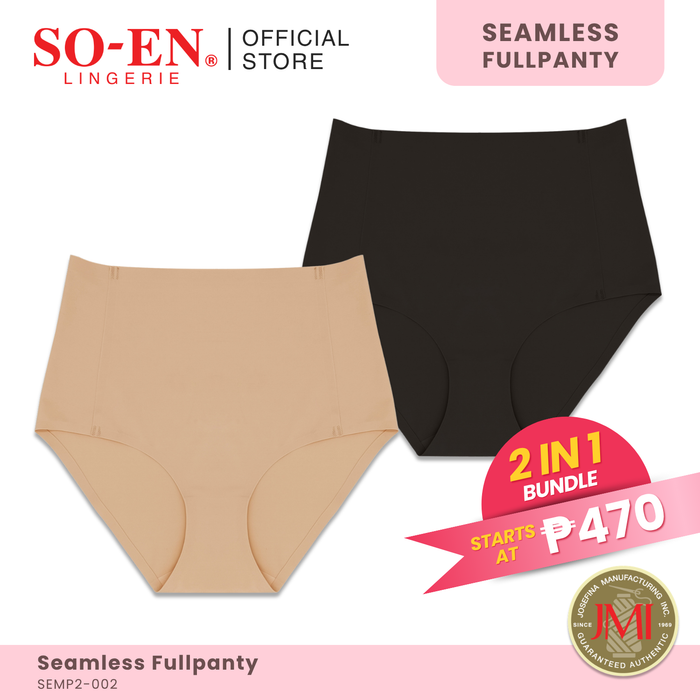 SO-EN Ladies Seamless Fullpanty 2PC Bundle