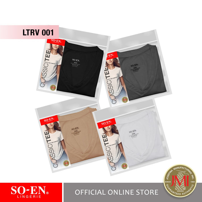 SO-EN Ladies Vneck Classic Tshirt
