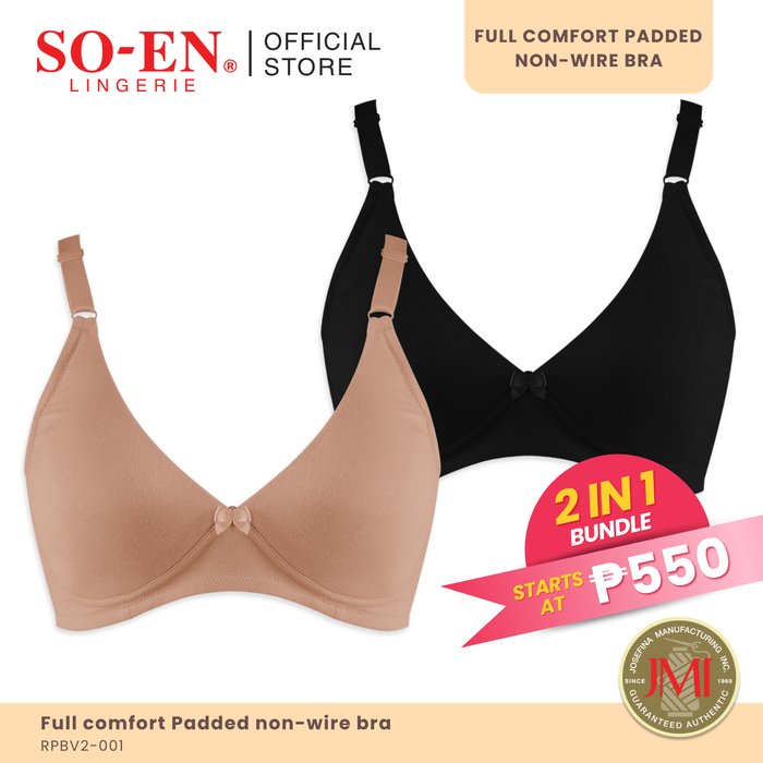 SO-EN Selene Full Comfort Value Bra 2PC Bundle
