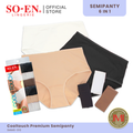 SO-EN SMM Regular 6-in-1 Microfiber SemiPanty Set for Women