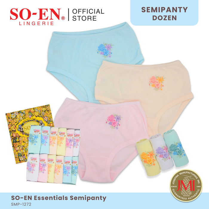SO-EN SMP Essential 12-in-1 Ribs SemiPanty Set for Women