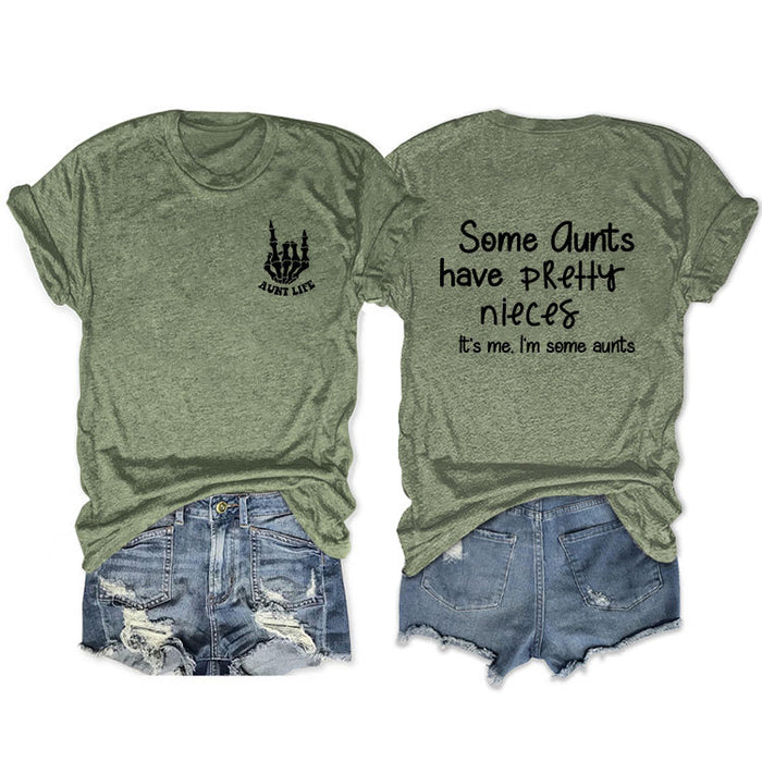 Olive green front chest (black font) / S