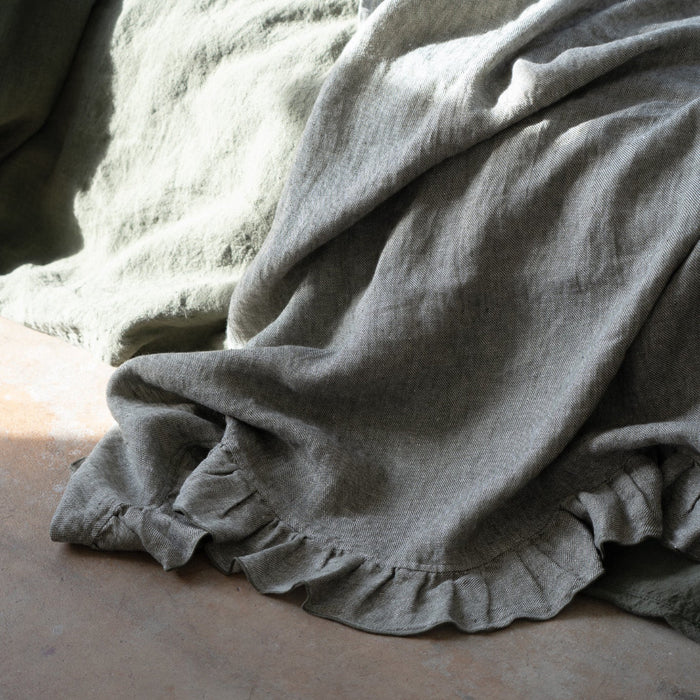 Close-up of a textured fabric surface with folds