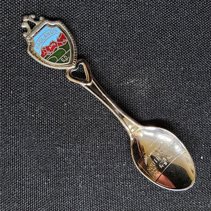 South Dakota Badlands Collectible Souvenir Spoon 3.5in (9cm)