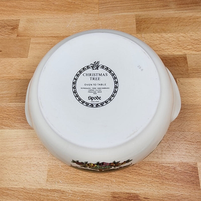 Spode Christmas Tree 1 Qt Casserole Dish with Cover Oven to Table England