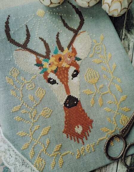 "Spring Deer" - by Barbara Ana Designs
