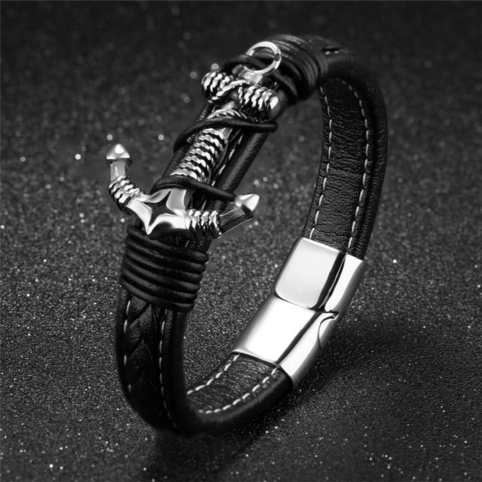 Stainless Steel Anchor Bracelet