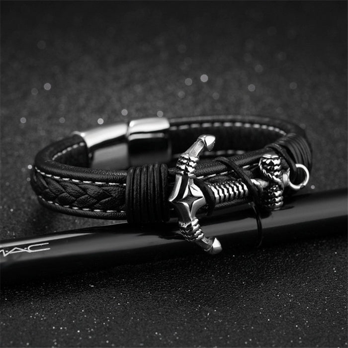 Stainless Steel Anchor Bracelet