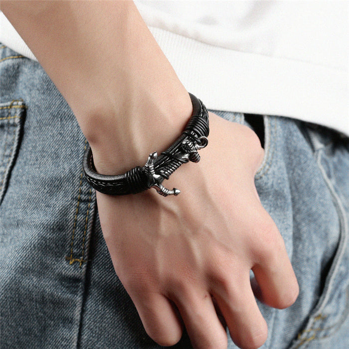 Stainless Steel Anchor Bracelet