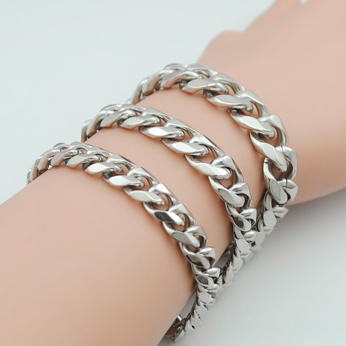 Stainless Steel Cuban Bangle