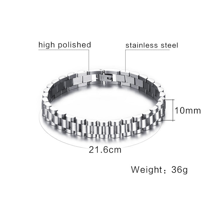 Stainless Steel Watchband Design Bracelet