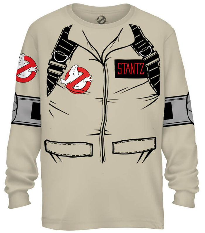 Stantz Long Sleeve Costume T-Shirt With Back Print-tvso