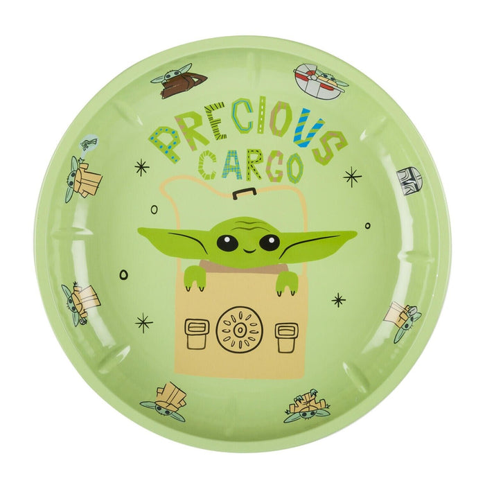 Star Wars Baby Yoda Serving Tin Bowl by The Tin Box Company 10.25" Plate (27cm)