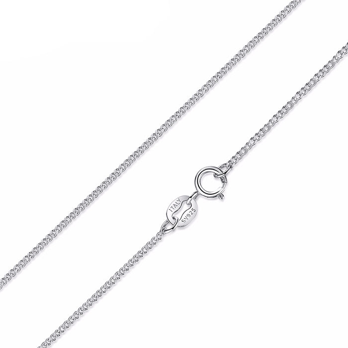 Sterling Silver Chains and Link Necklace