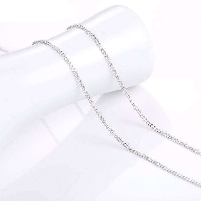 Sterling Silver Chains and Link Necklace
