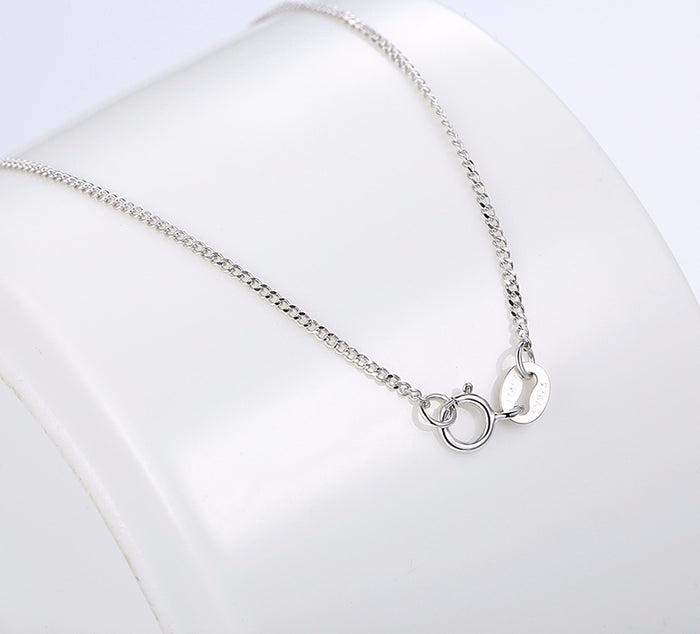 Sterling Silver Chains and Link Necklace