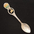 Stika Alaska Collectible Travel Souvenir Spoon 4.5 in Cabin Dangler Engraved