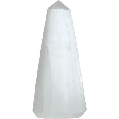 Stone: Selenite Tapered Massage Stone