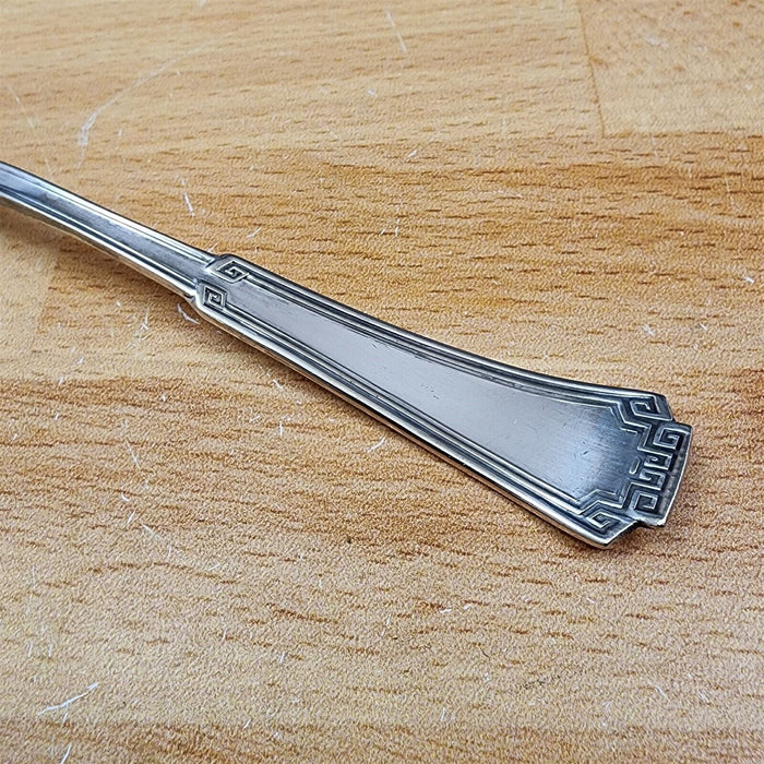 Sugar Spoon Grecian Silverplate 1915 ONEIDA Flatware 1881 Rogers Greek Key