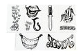 Suicide Squad The Joker Water Transfer Body Tattoos-tvso