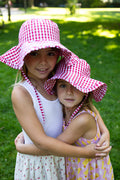 Summer hat - Vichy Red
