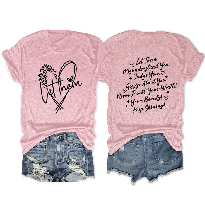 Pink front middle (black font) / S