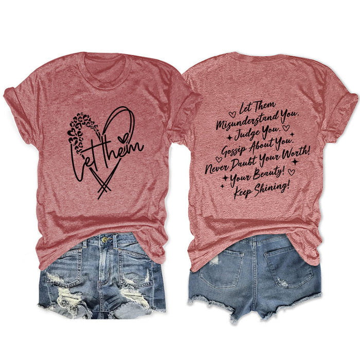 Rose gold front middle (black font) / S