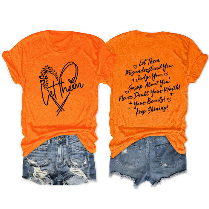 Orange front middle (black font) / S