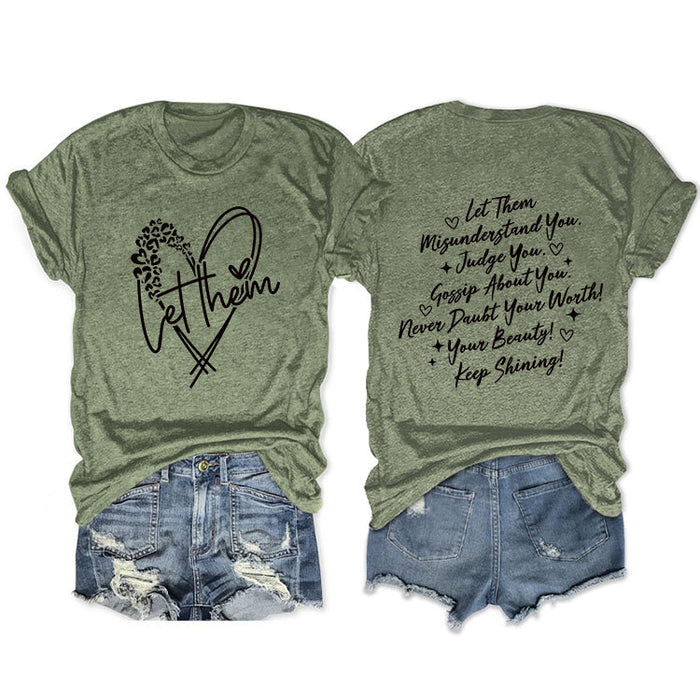 Olive green front middle (black font) / S
