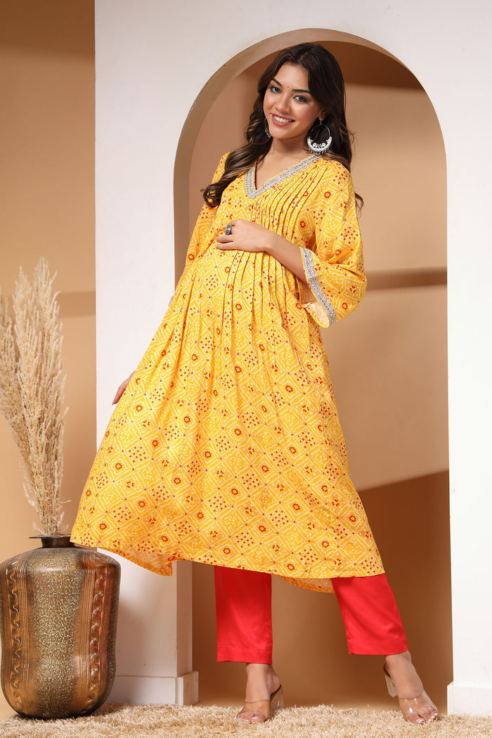 Close-up of the Sunshine Serenade And pattern and soft Rayon fabric texture.