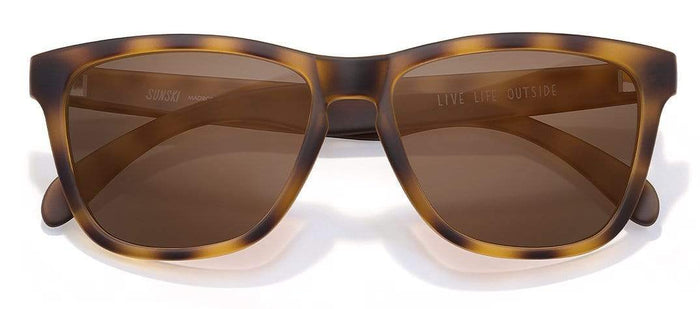 Tortoise Brown Custom Sunski Madrona Polarized Sunglasses - Corporate Gifts