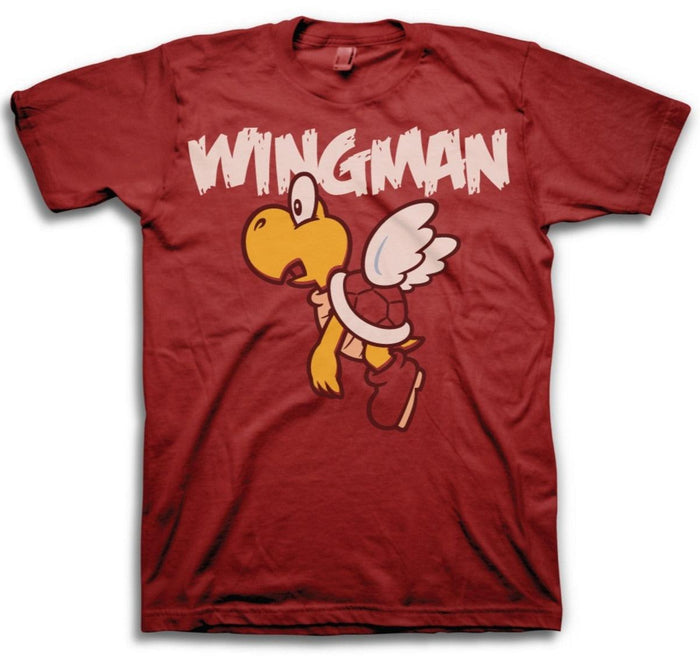 Super Mario Bros Flying Turtle Koopa Wingman T-Shirt-tvso