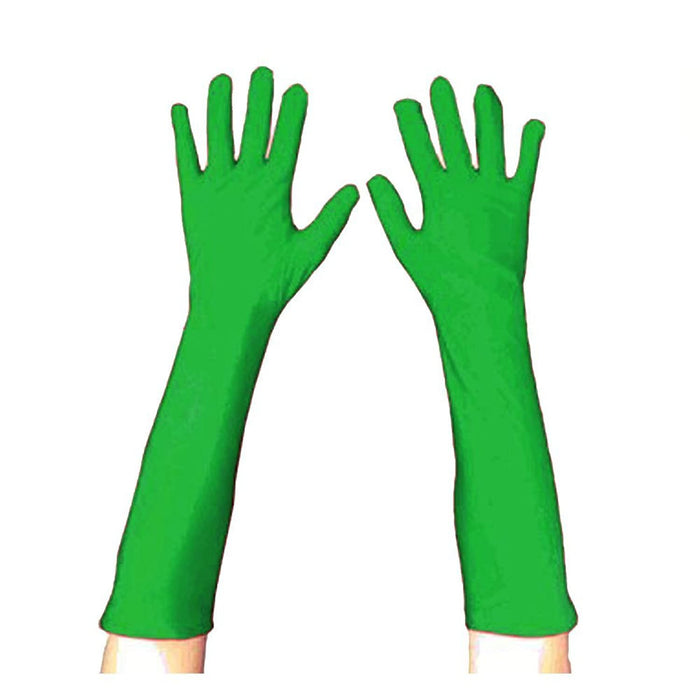 Superhero Long Costume Gloves in Assorted Colors - TVStoreOnline