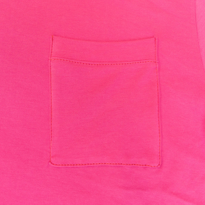 Supima Pocket T - Magenta