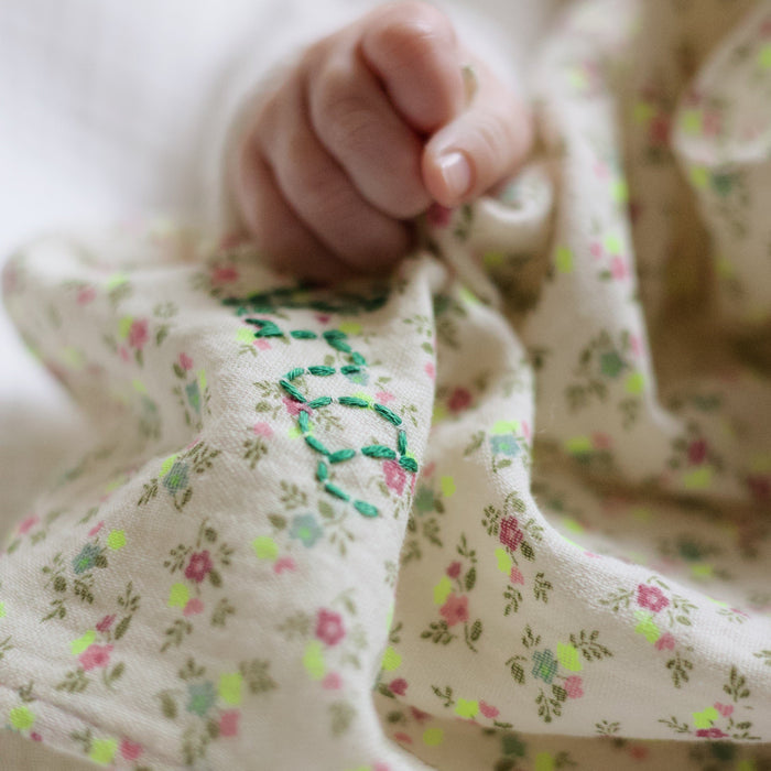 Swaddles Flowers Fluo & Green - Set of 2