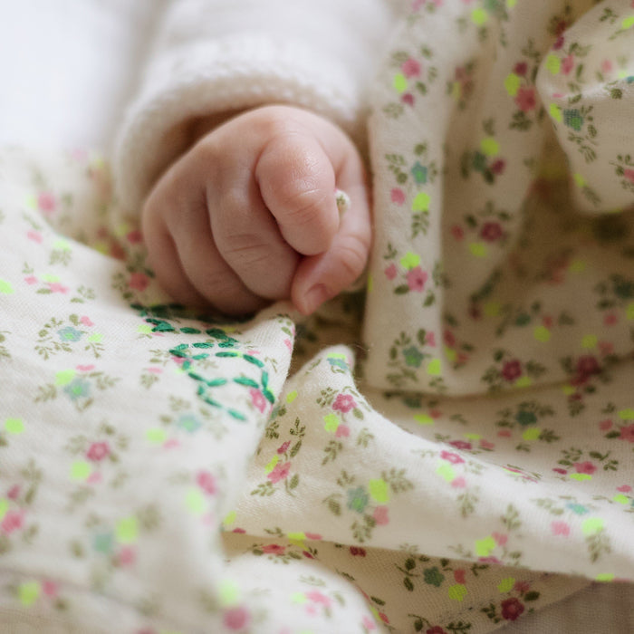 Swaddles Flowers Fluo & Green - Set of 2