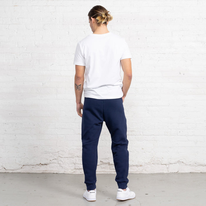 Navy 3 Thread Fleece Men's Sweatpants New