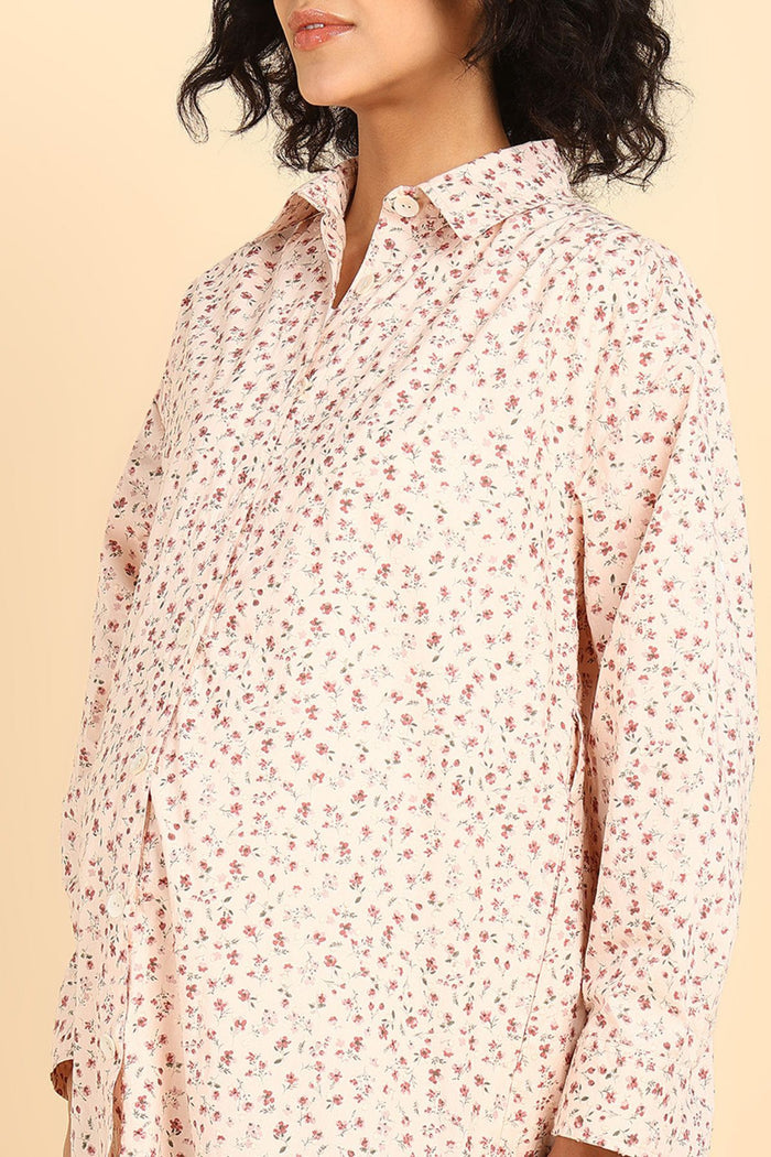 House of Zelena Swiss Dot Dobby 100% Cotton Shirt Dress - Trusted by Mothers for Quality