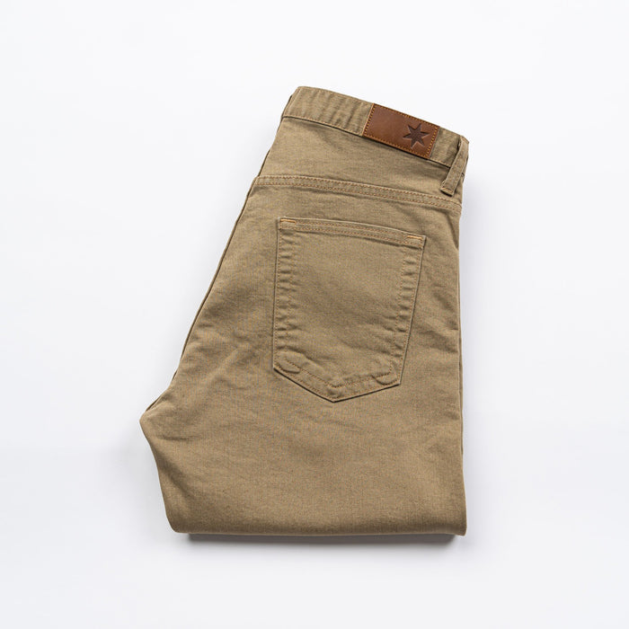 Tailored Fit Khaki Stretch Denim Jeans Men's Jeans