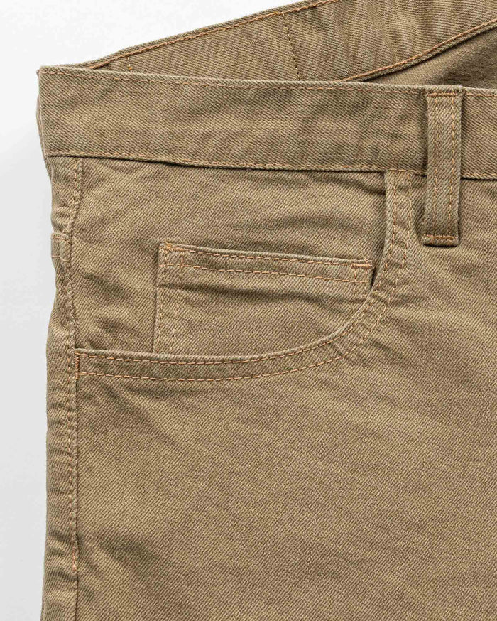 Tailored Fit Khaki Stretch Denim Jeans Men's Jeans