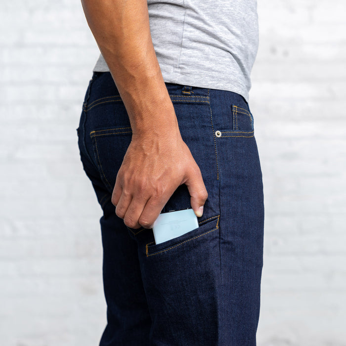 Tailored Fit Dark Stretch Denim