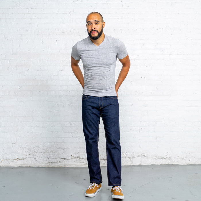 Tailored Fit Dark Stretch Denim