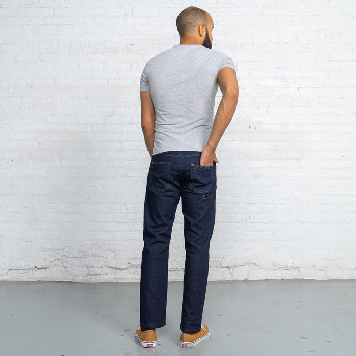 Tailored Fit Dark Stretch Denim