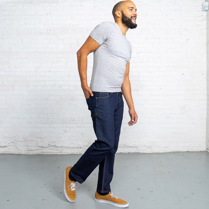 Tailored Fit Dark Stretch Denim