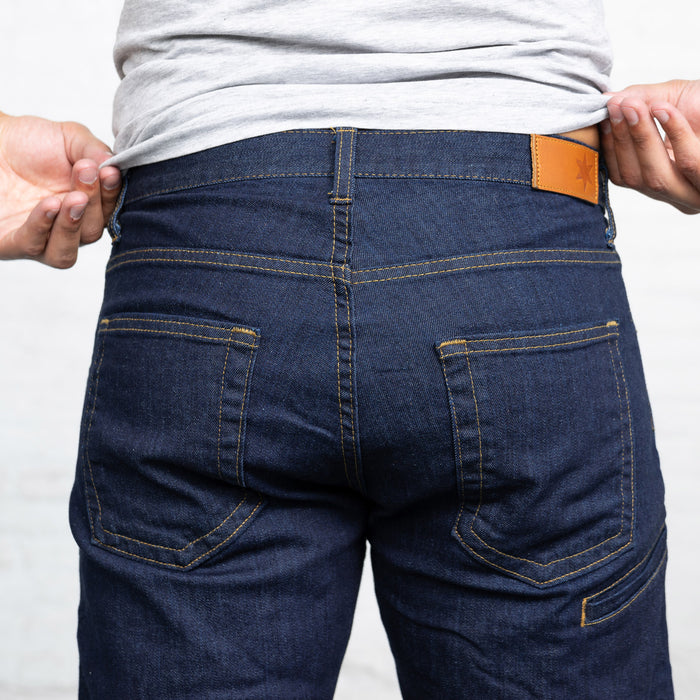 Tailored Fit Dark Stretch Denim