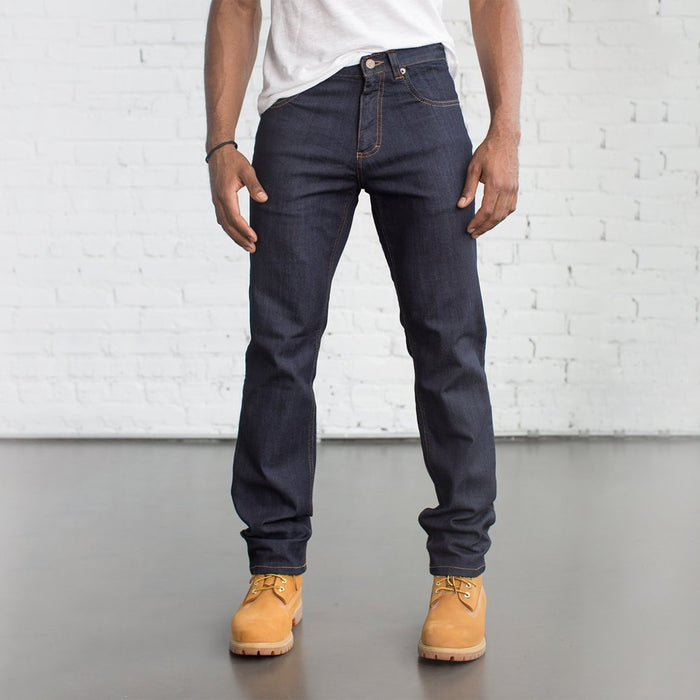 #1: Tailored Fit Dark Wash