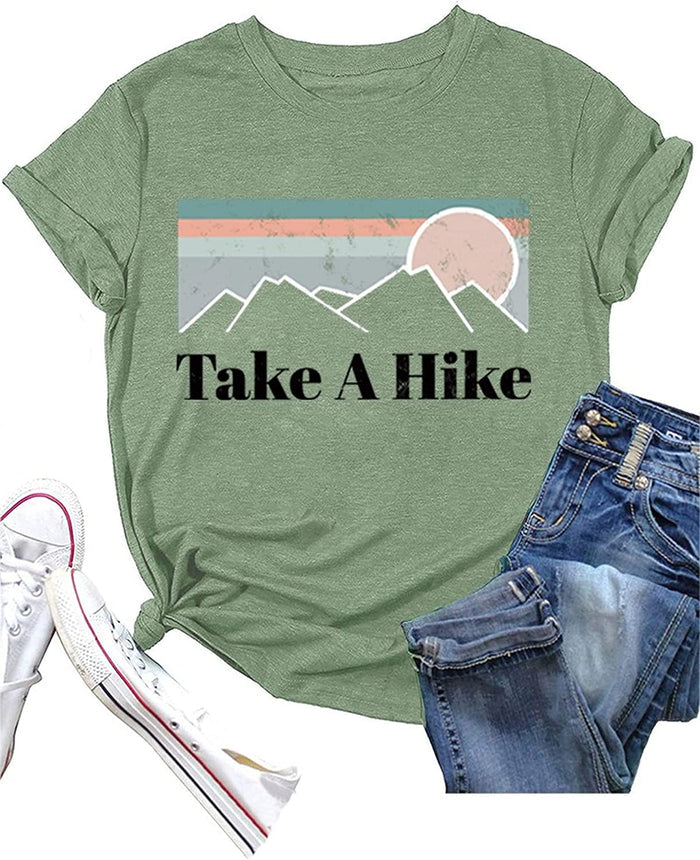 Take A Hike Shirt Women Camping Adventure T-Shirt