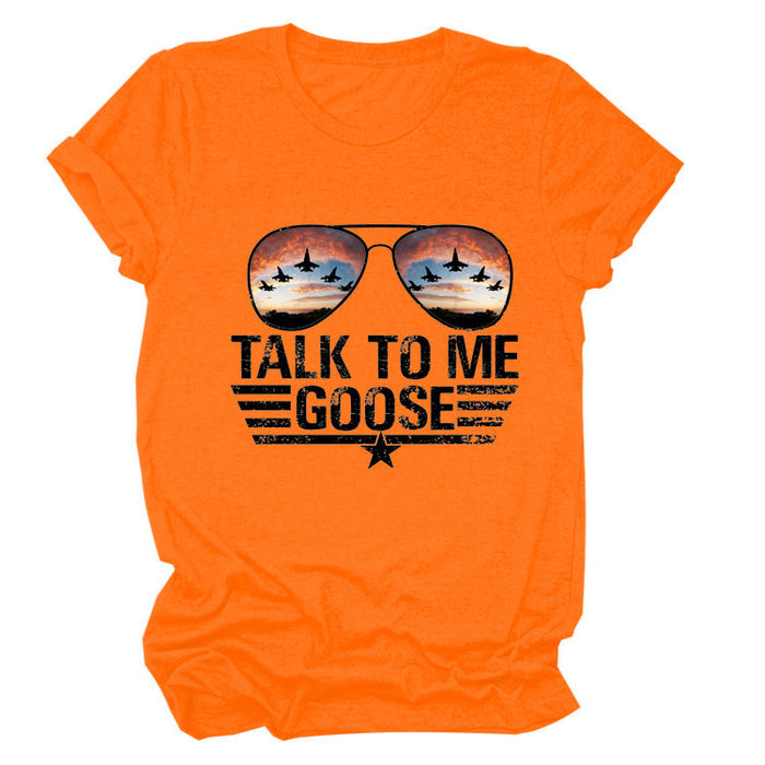 Orange (black letter color picture) / S